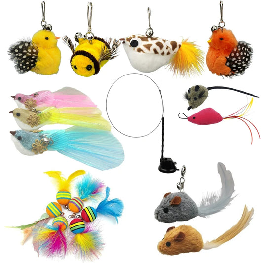 Replacement Birds (for Interactive Bird Simulation Cat Toy Set)