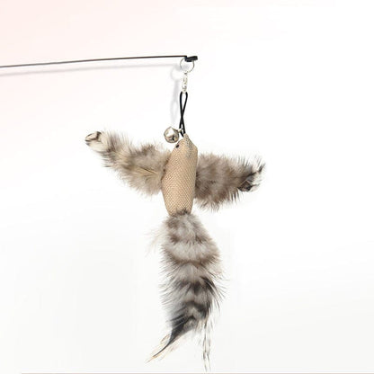 Interactive Bird Simulation Cat Toy Set